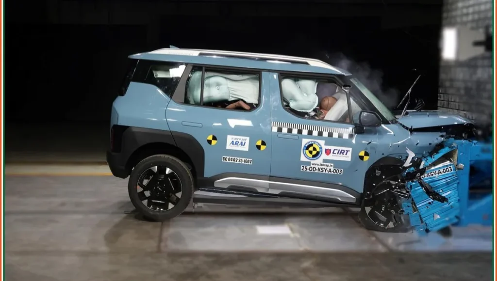 Kia Syros SUV with Level 2 ADAS and 5-star Bharat NCAP rating – among the top safest cars in India 2025.