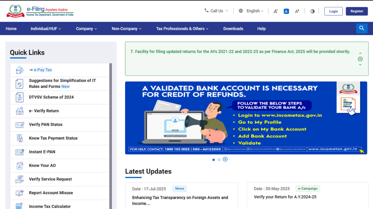Faster online process for Income Tax Returns Filing 2025 – Easy, secure, and smart way to file ITR before the deadline.