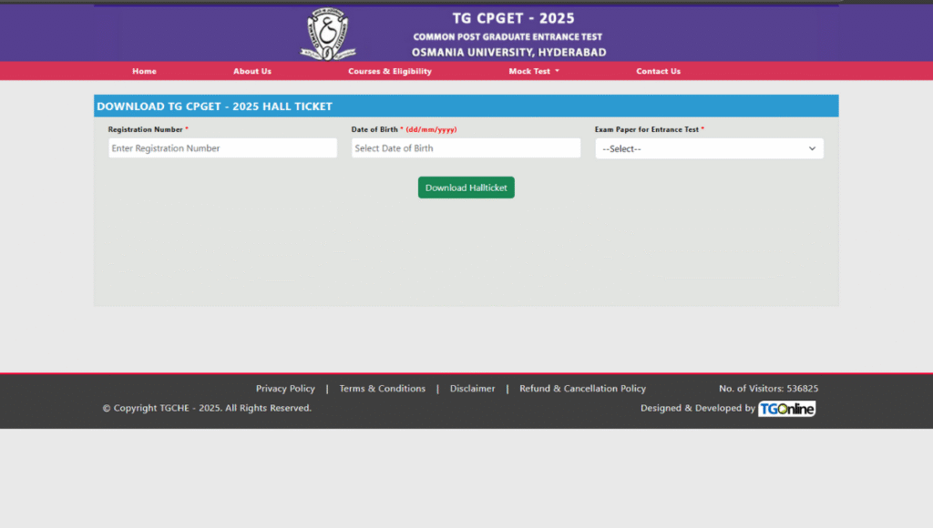 TG CPGET 2025